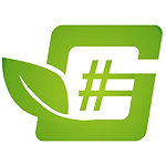 Letter G with a green color, representing greensharp logo.