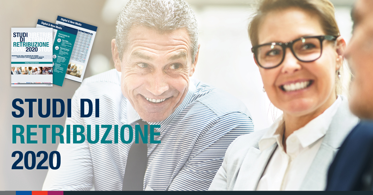 Un uomo e una donna in un ambiente professionale che sorridono