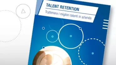 Copertina di un documento aziendale sulla fidelizzazione dei talenti.
