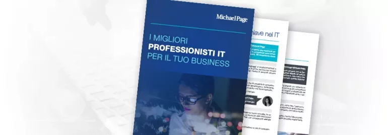 Copertina del report 'I migliori professionisti IT per il tuo business'.